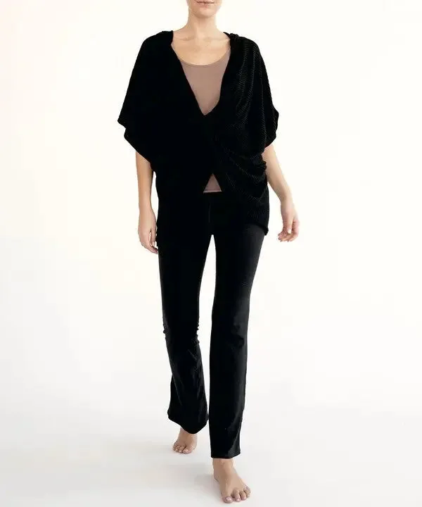 Bamboo Waffle Hoodie Wrap
