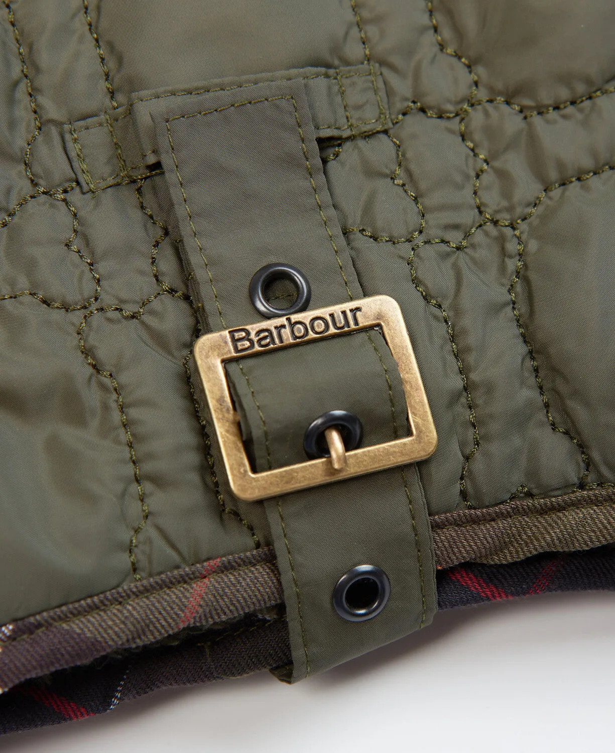 Barbour Dog Bone Quilted Dog Coat - Dark Olive