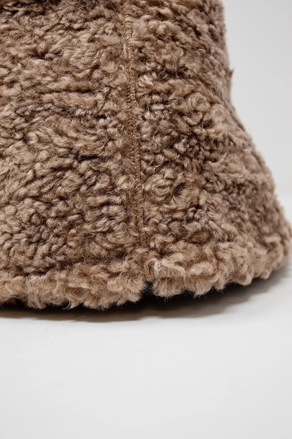 Beige Bucket Hat Borg