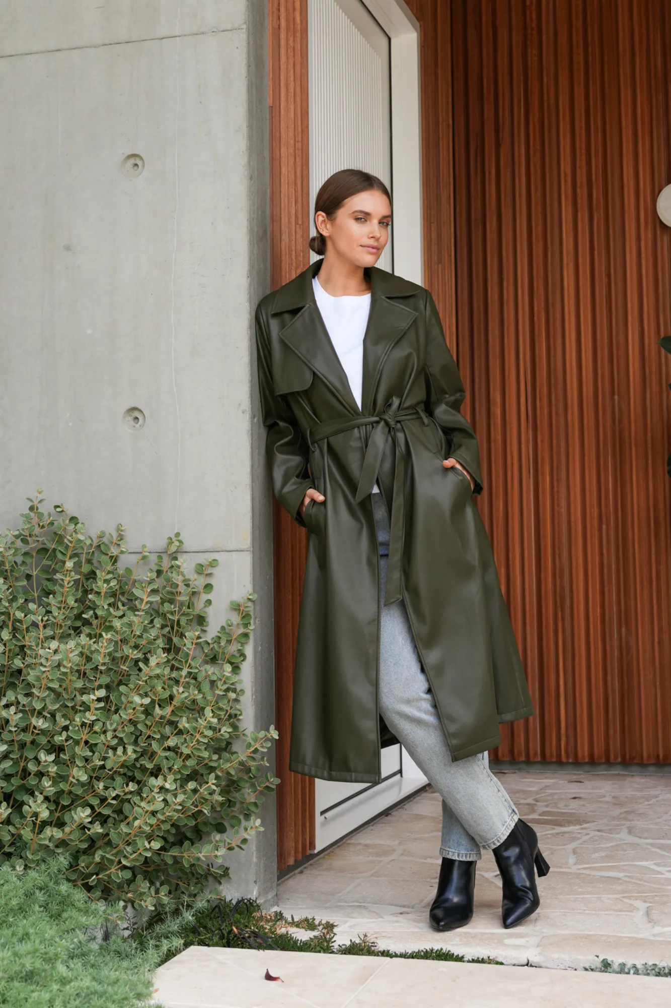BLAIRE TRENCH - OLIVE