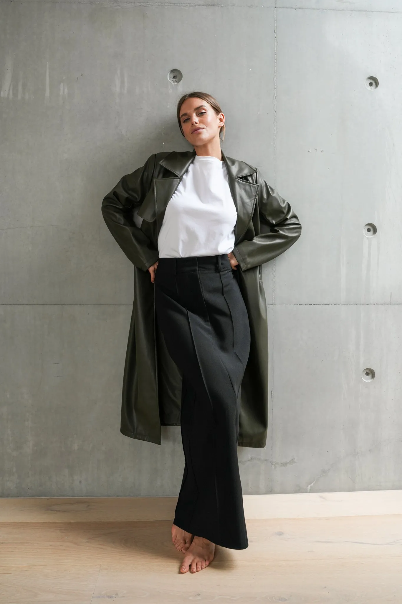 BLAIRE TRENCH - OLIVE