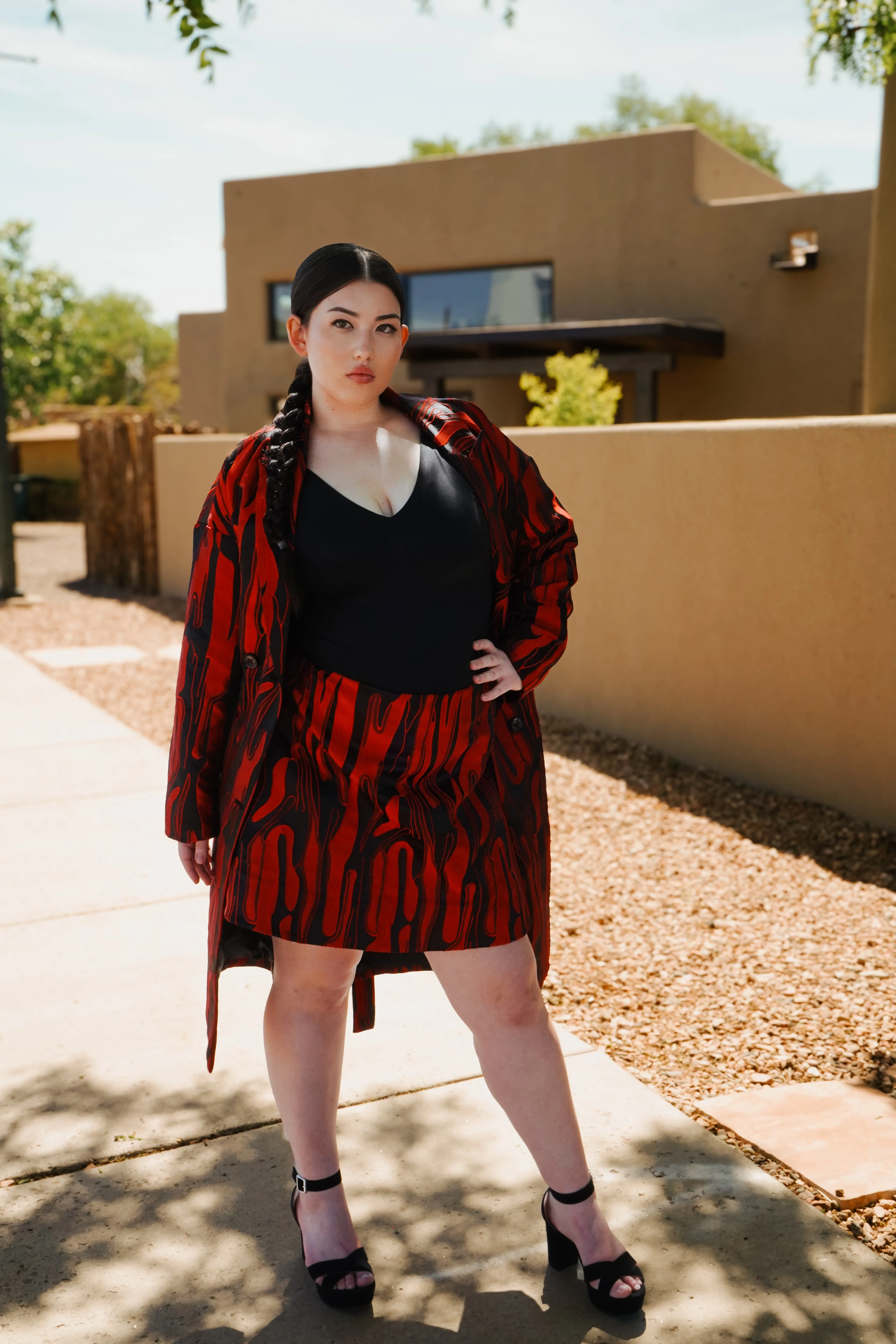 Brocade A-Line Skirt (Pre-Sale)