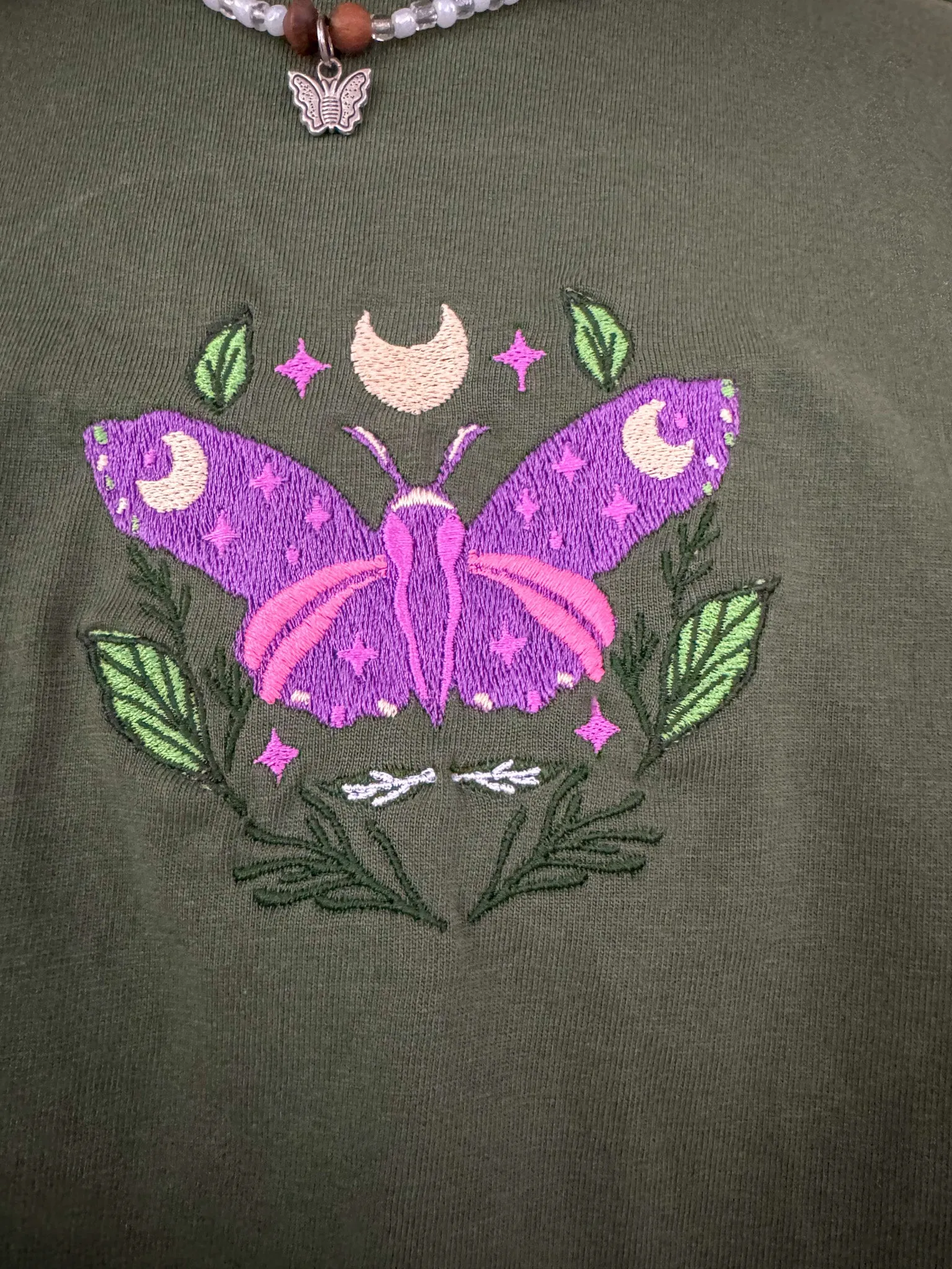 Green Moth T-Shirt S
