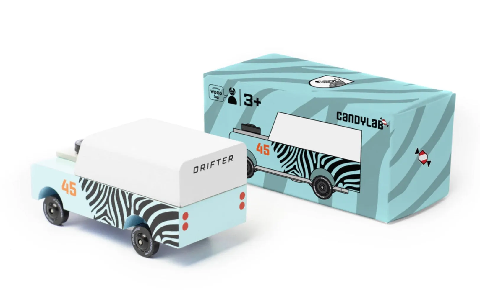 Mini Zebra Drifter by Candylab Toys