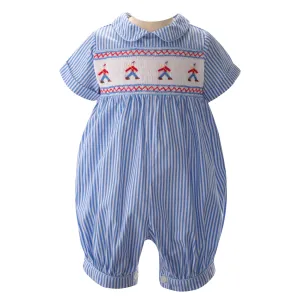 Nutcracker March Smocked Babysuit