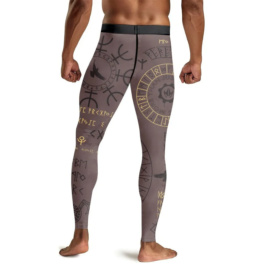 Viking Valhalla Rune Men's Compression Leggings